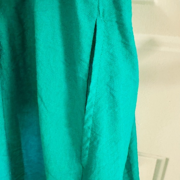 Lulus Saturday Darling Green Smocked Skater Mini Dress With Pockets small size - Picture 8 of 10